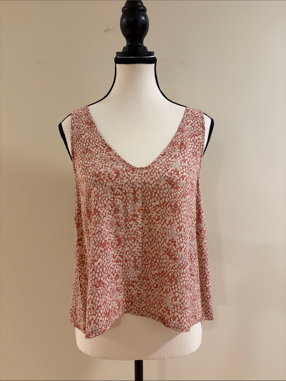 Gentle Fawn Snake Print V-Neck Camisole